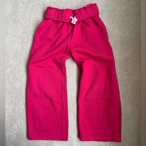 Art Class girls fleece wide leg pants Pink XS 4/5